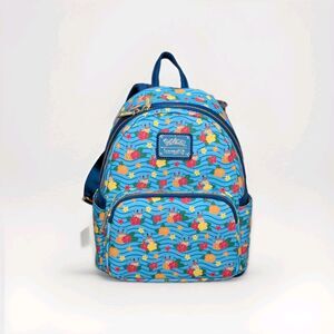 LOUNGEFLY x Pokemon Squirtle Flower Girly All Over Print Mini Backpack Collector